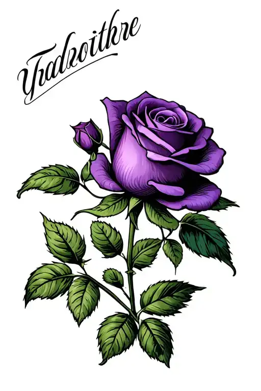 A Single Violet Rose