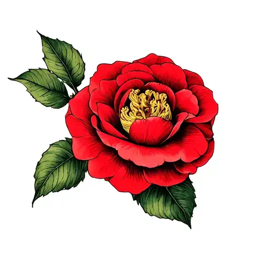 Red Camellia
