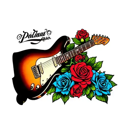 Guitar And Roses