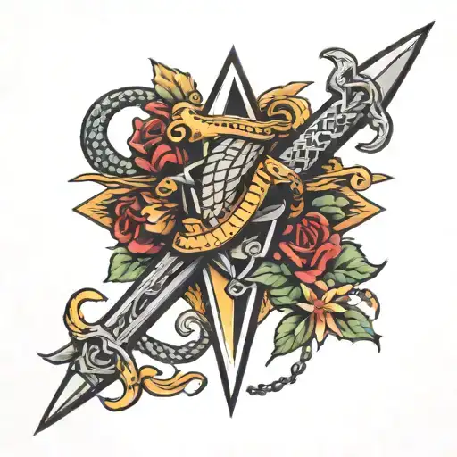 Dagger With A Snake