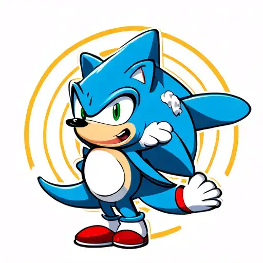 Sonic In Shark Kigurumi