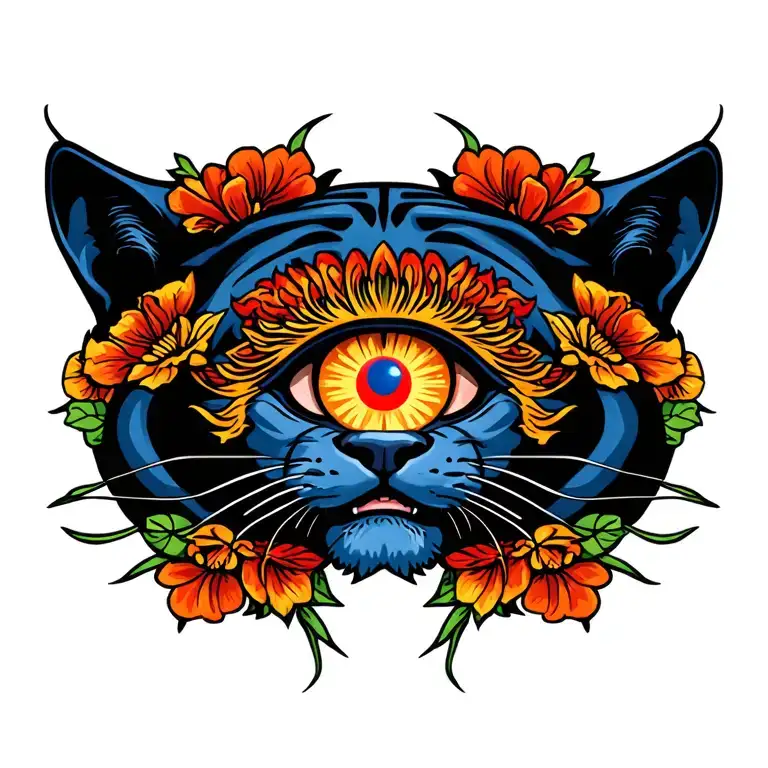 Panther With Third Eye Inside