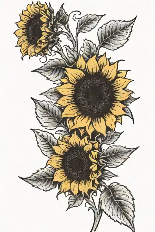 Sunflower Blooming