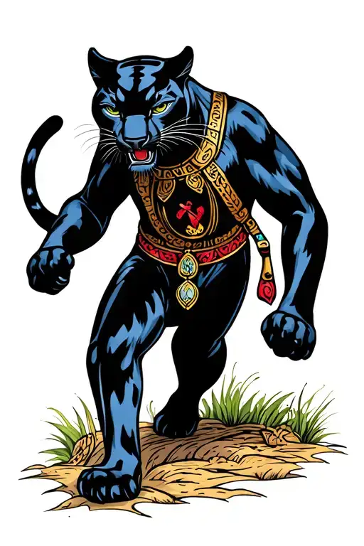 Black Panther Walking