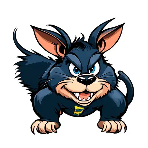 Looney Tunes Tasmanian Devil In Marine Dress Blues