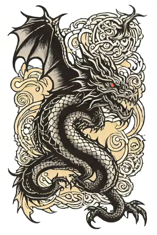 Dragon With Wings