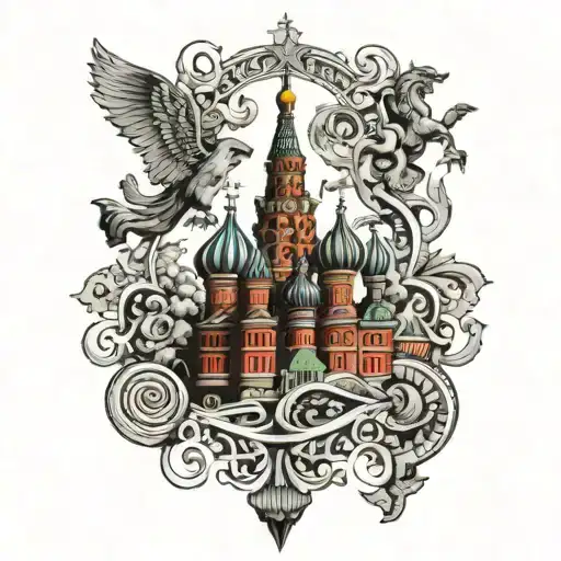 Symbols Of Moscow City