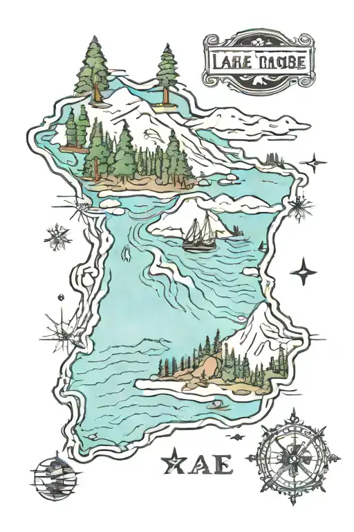 Lake Tahoe Map