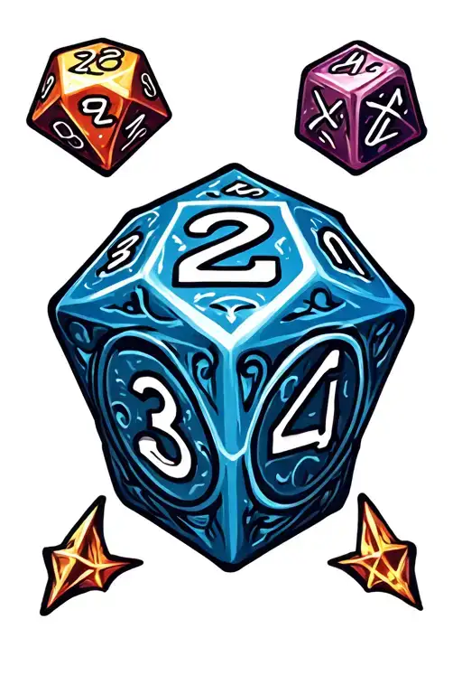 Dnd 20 Sided Dice Critical Hit