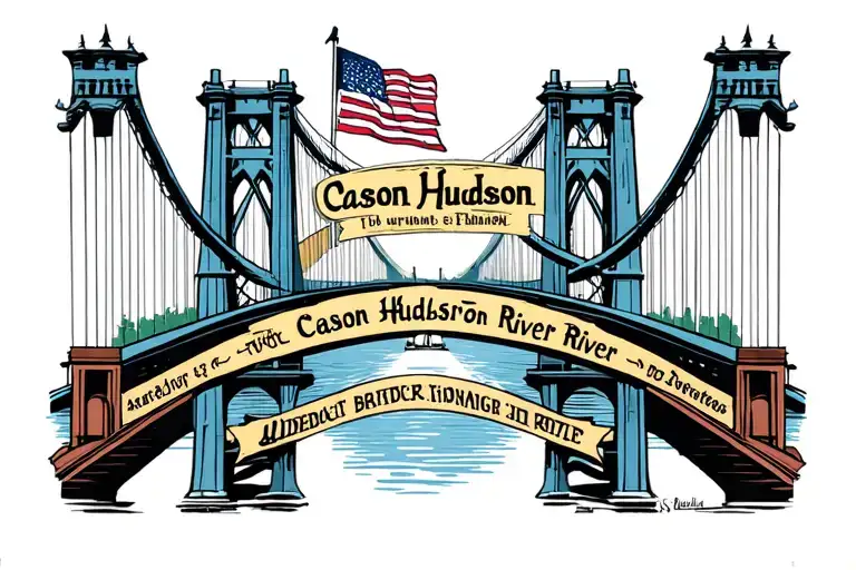 Kids Names Cason Hudson River Bridge 2