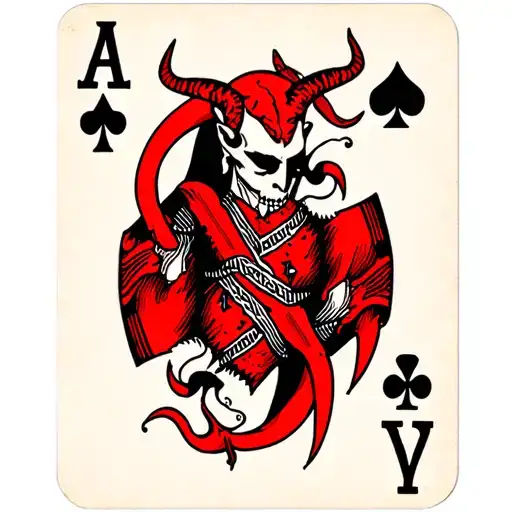 Devil Playing Cards