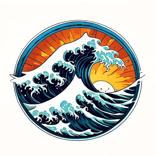 Wave Inside A Circle