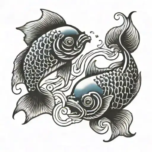 Making Kio Fish With Yin And Yang