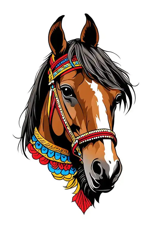 Arabian Horse Head
