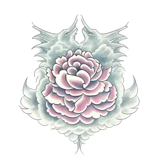 Dragon And Peony