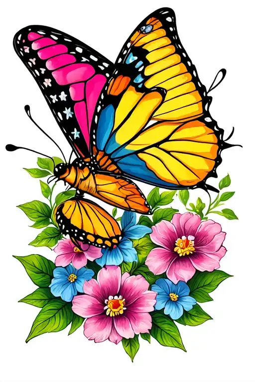 Butterfly Emerging