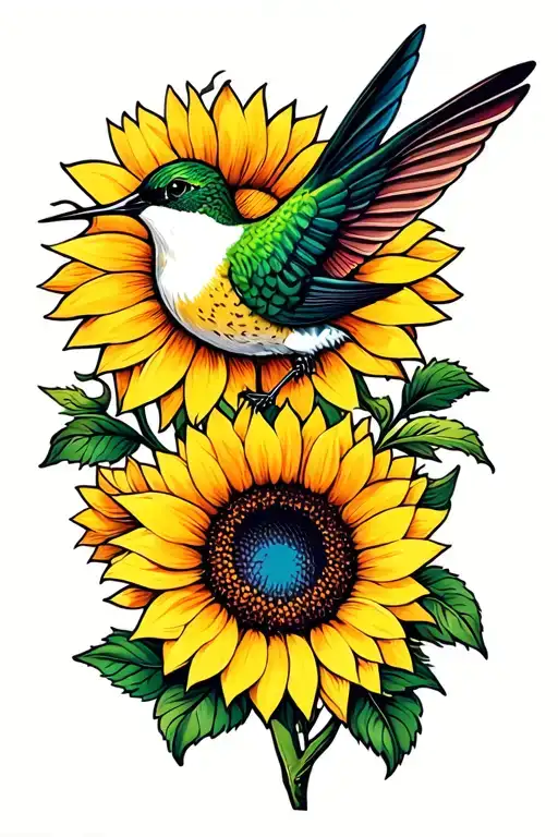 Hummingbird Sunflower