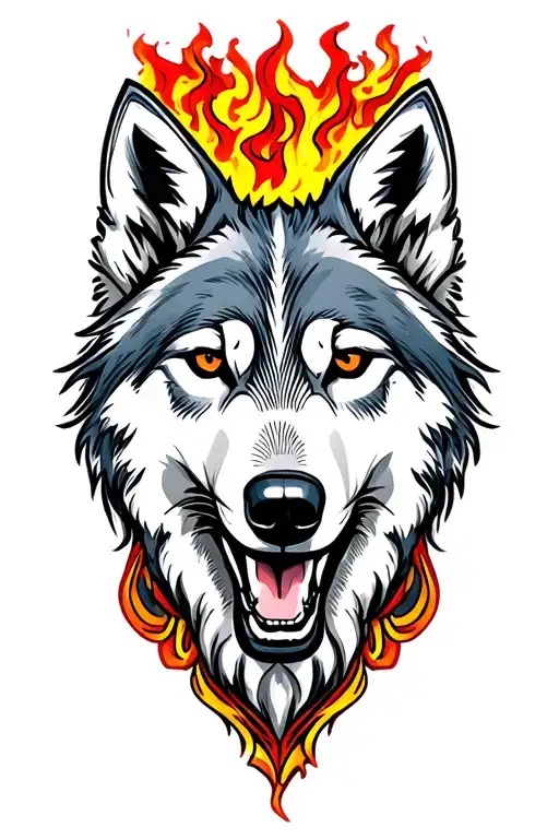 Arch Wolf Head