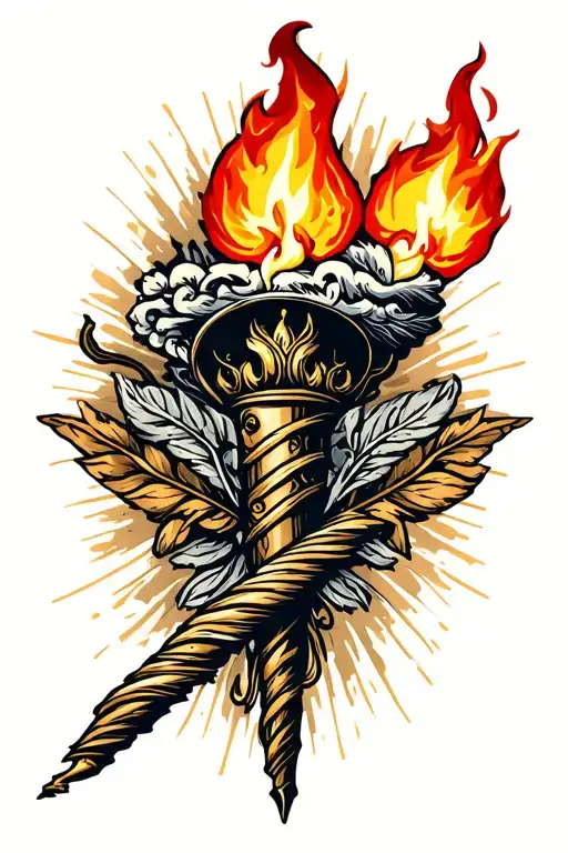 Torch With Novogireevo Logo Combined