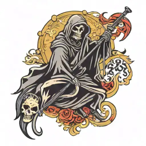Grim Reaper Silohuette