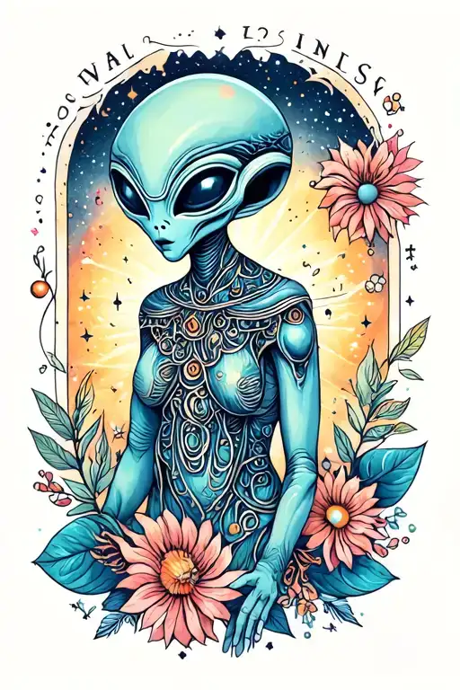 Soul Brilliance Alien In The Cosmos