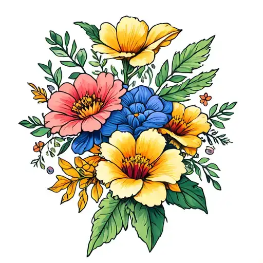 Plant And Flowers American Traditional