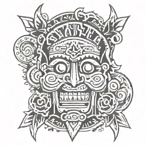 Totem Style Of Font Ab