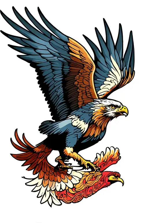 A Griffin Soaring