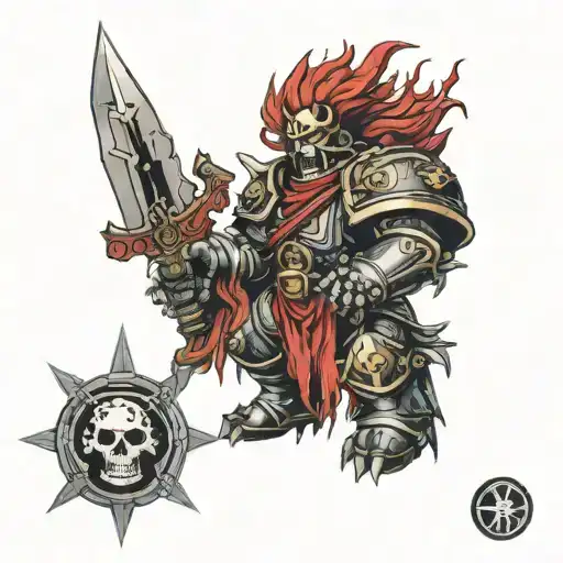 Warhammer 40K Night Lord And Berserk The Anime