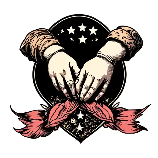 Two Baby Hands Holding