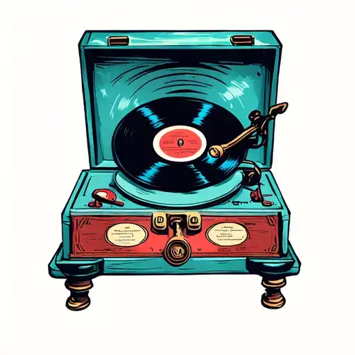 Whimsical Record Player