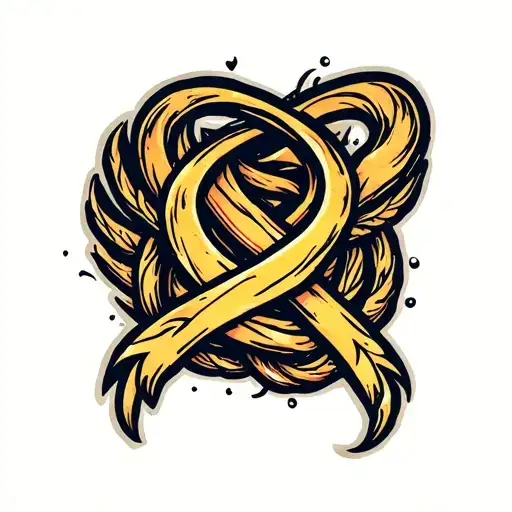 Ewing Sarcoma Survivor Symbol Intertwined