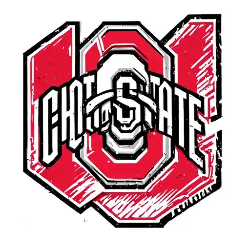 Ohio State Block O With Brutus The Buckeye