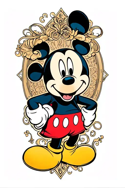 Mickey Mouse Exposing Himself