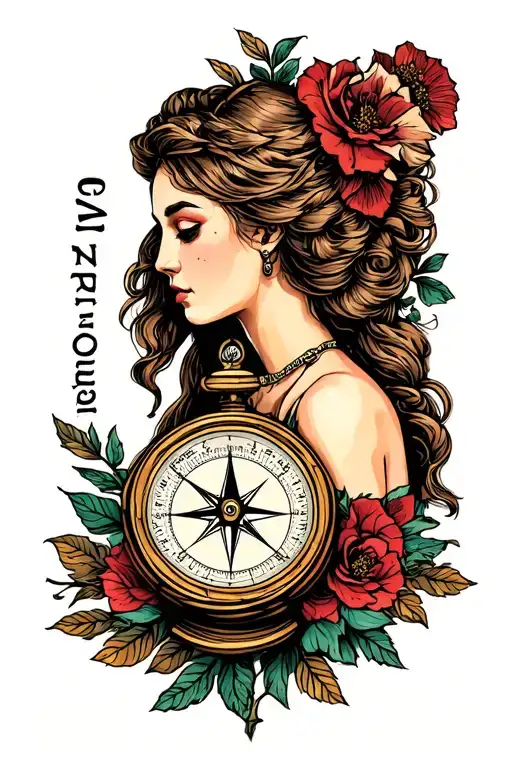 Anker With A Lying Compass Called Justin Johanna And Juliane