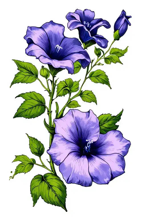 Morning Glory Flower