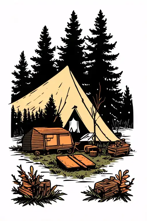 Camping Scene