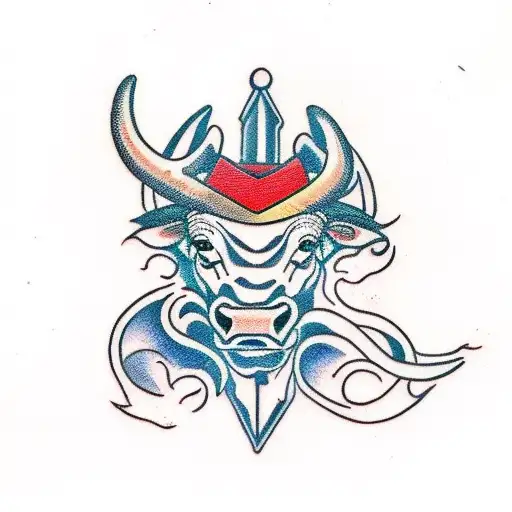 Bull And Matador Dueling