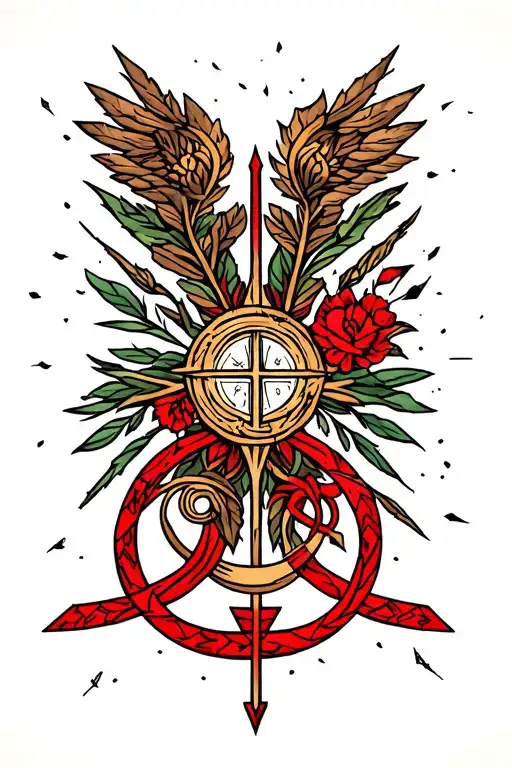 Pagan Lithuanian Symbols Strength Inspired