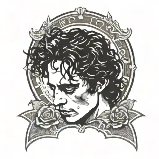 Jeff Buckley Red Glitter Coffin