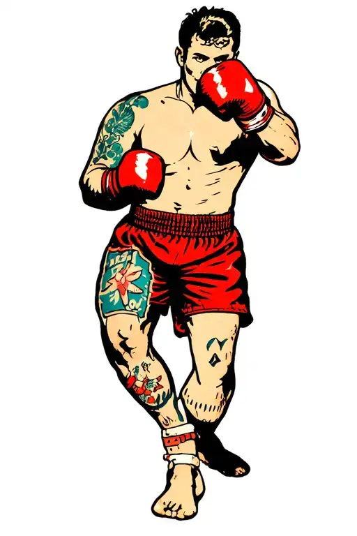 Beatup Tattooed Boxer