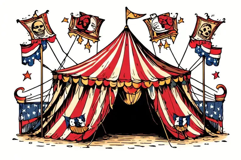 Dark Circus Tent