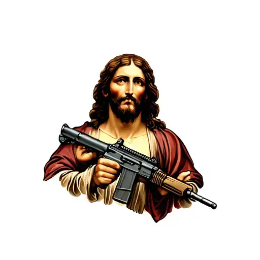 Jesus With An M16