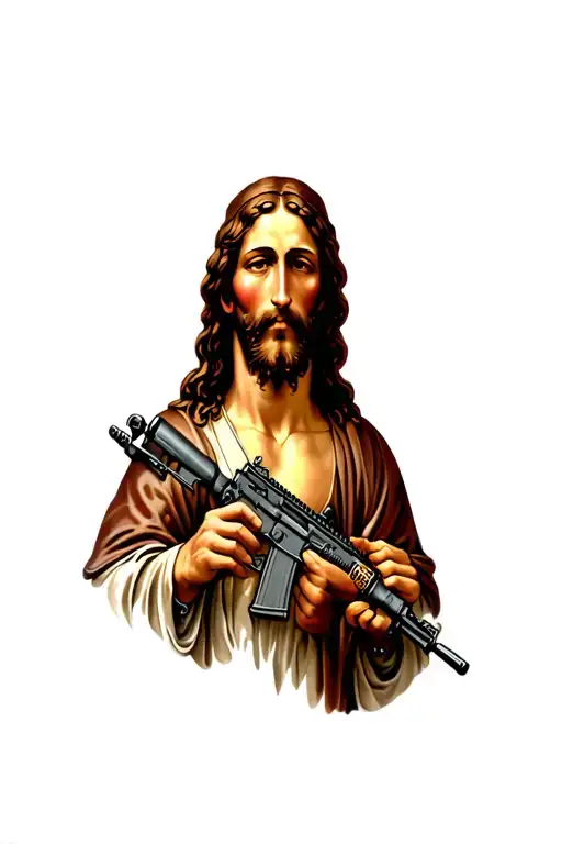 Jesus With An M16