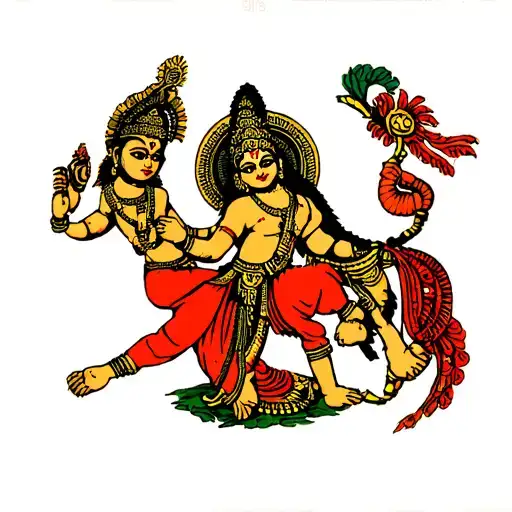 Shree Ram And Hanuman Gada