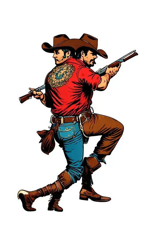Cowboys Dueling Back To Back