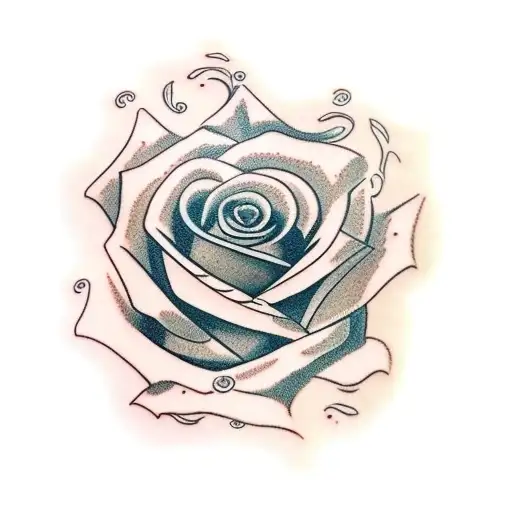 Rose With Fingerprints