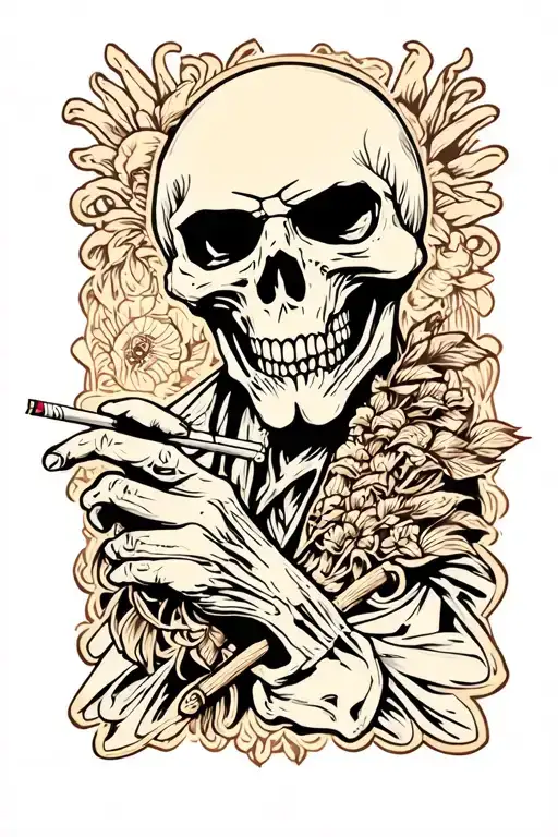 Reaper With Cigarette