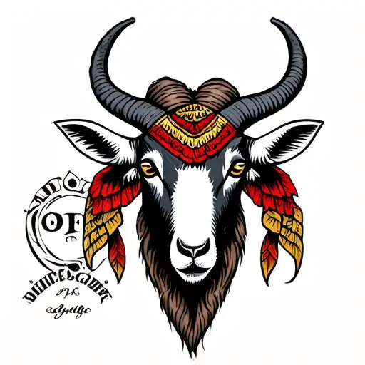Goat And Ox Head