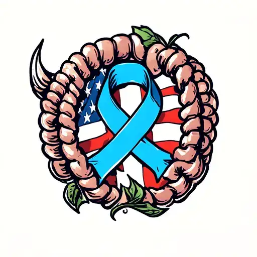 Colon Cancer Ribbon